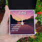 Alluring Beauty Necklace:Faith Must Be Enforced By Reason