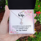 Alluring Beauty Necklace:To My Wife Love Your Husband