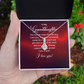 Alluring Beauty Necklace:To My Granddaughter I Love You