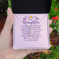 Alluring Beauty Necklace : To My Daughter There Is One