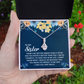 Alluring Beauty Necklace: To My Sister I Love You Very Much