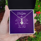 Alluring Beauty Necklace :To My Daughter Love Dad
