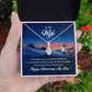Alluring Beauty Necklace:To My Wife Happy Anniversary My Love