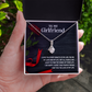 Alluring Beauty Necklace:To My Girlfriend I Love You Every Minute