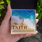 Alluring Beauty Necklace:Faith Believe That You Have Relieved It