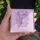 Alluring Beauty Necklace : To My Daughter There Is One