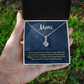 Alluring Beauty Necklace: Mom Unwavering Love