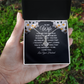 Alluring Beauty Necklace:To My Wife I Love Your Husband