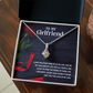 Alluring Beauty Necklace:To My Girlfriend I Love You Every Minute