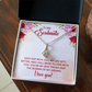 Alluring Beauty Necklace:To My Soulmate Each Day With You