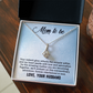 Alluring Beauty Necklace: Mom to Be Love Your Husband