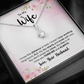 Alluring Beauty Necklace:To My Wife Love Your Husband