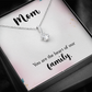 Alluring Beauty Necklace: Mom You Are The Heart