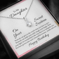 Alluring Beauty Necklace :To My Daughter Happy Birthday Sweet 16