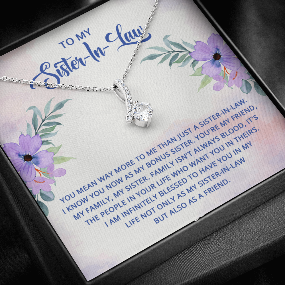 Alluring Beauty Necklace: To My Sister -In-Law