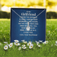 Alluring Beauty Necklace: To My Girlfriend Love Your Boyfriend