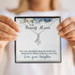 Alluring Beauty Necklace :To My Bonus Mom