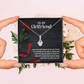 Alluring Beauty Necklace:To My Girlfriend I Love You Every Minute