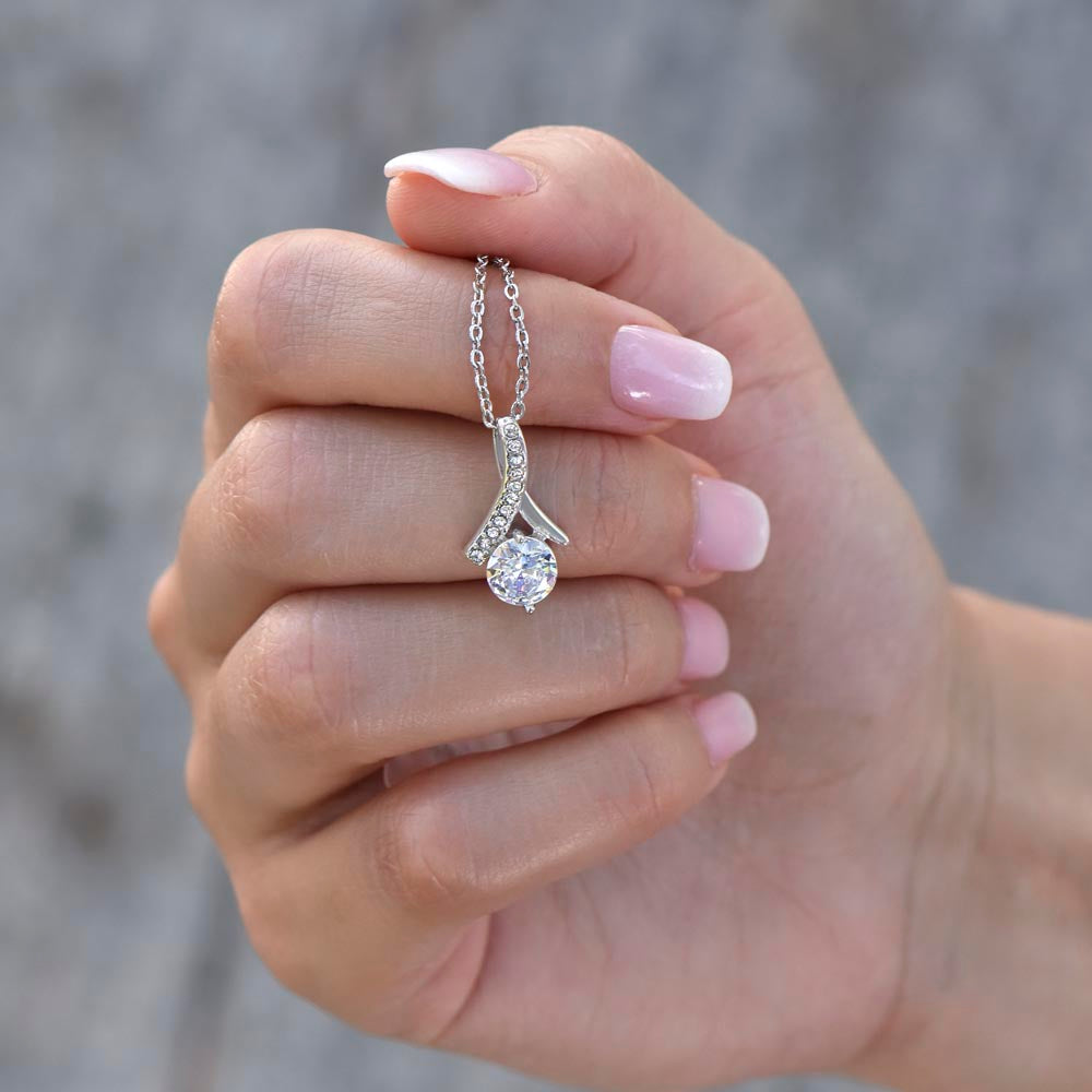 Alluring Beauty Necklace:Mom to Be Love , Your Husband