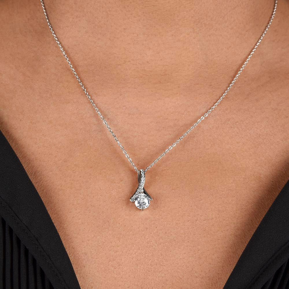 Alluring Beauty Necklace:Mom to Be Love , Your Husband