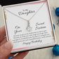 Alluring Beauty Necklace :To My Daughter Happy Birthday Sweet 16