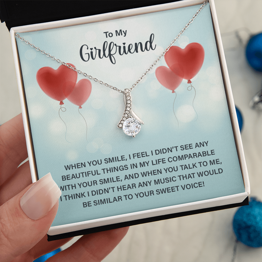 Alluring Beauty Necklace:To My Girlfriend