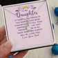 Alluring Beauty Necklace : To My Daughter There Is One