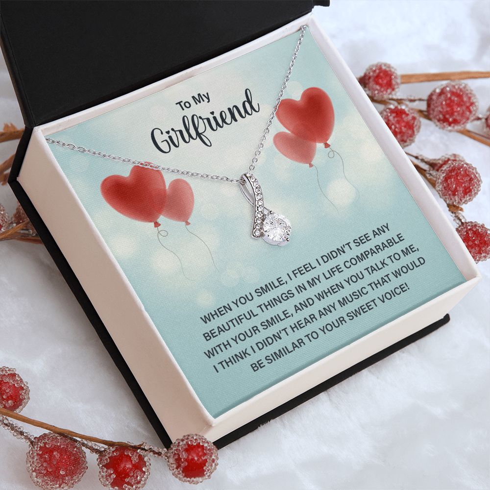 Alluring Beauty Necklace:To My Girlfriend