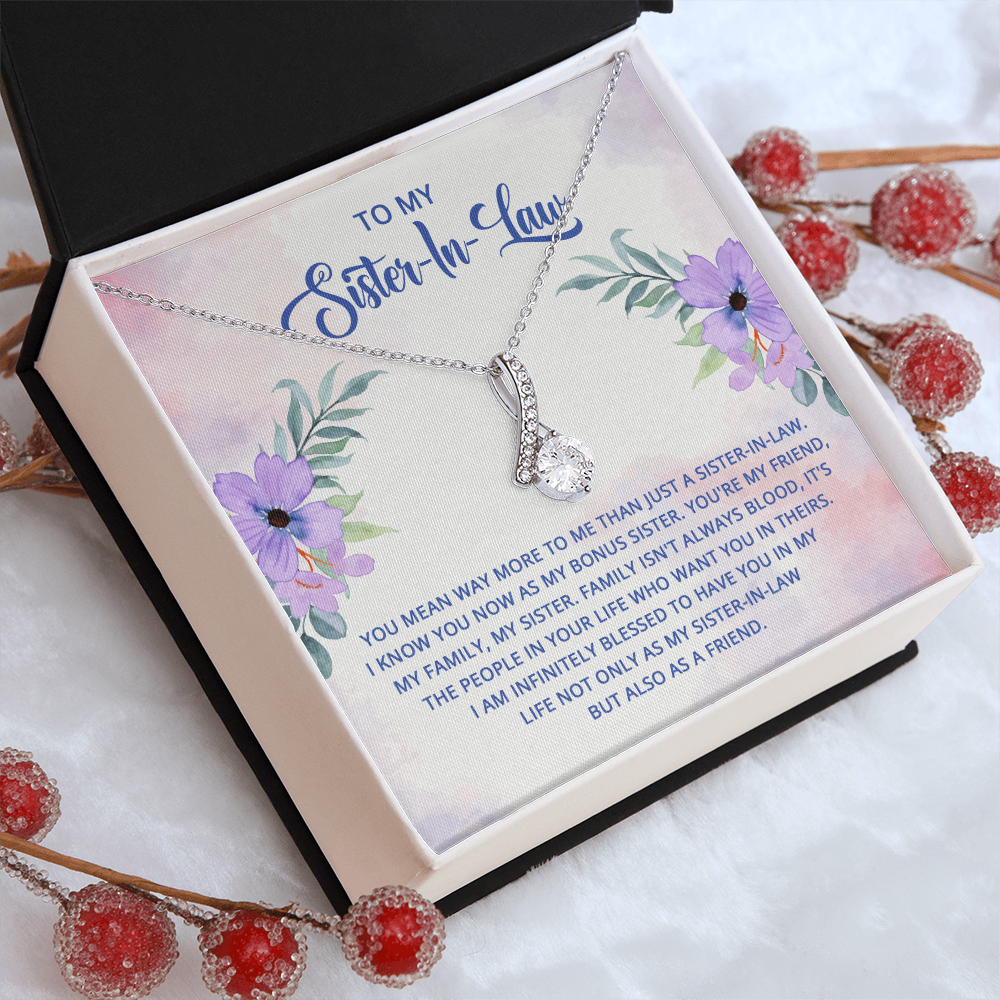 Alluring Beauty Necklace: To My Sister -In-Law