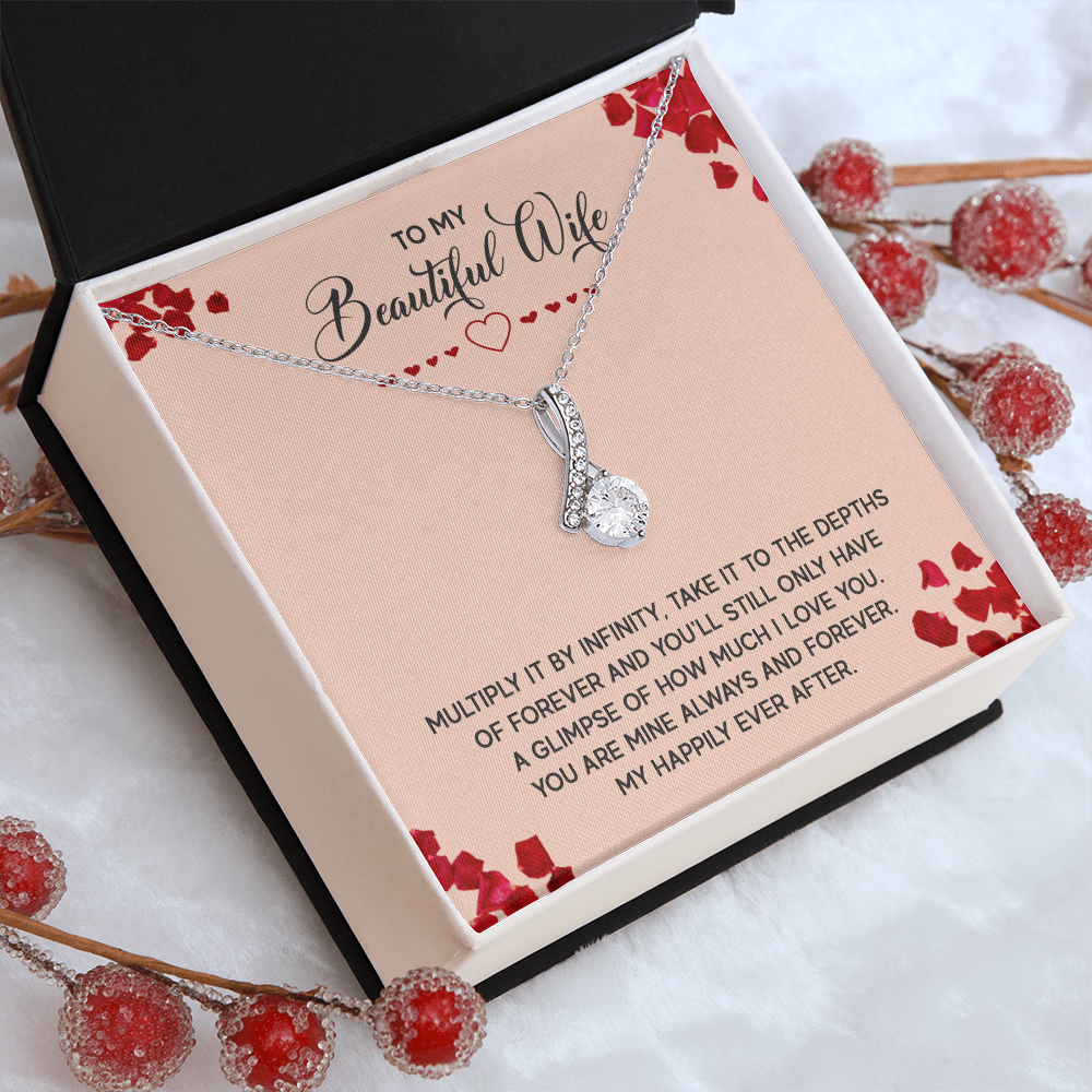 Alluring Beauty Necklace:To My Beautiful Wife