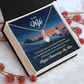Alluring Beauty Necklace:To My Wife Happy Anniversary My Love