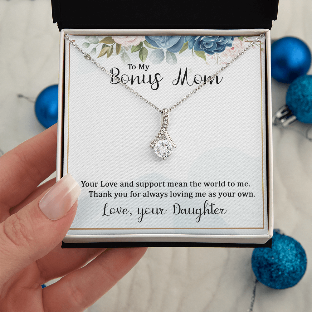 Alluring Beauty Necklace :To My Bonus Mom