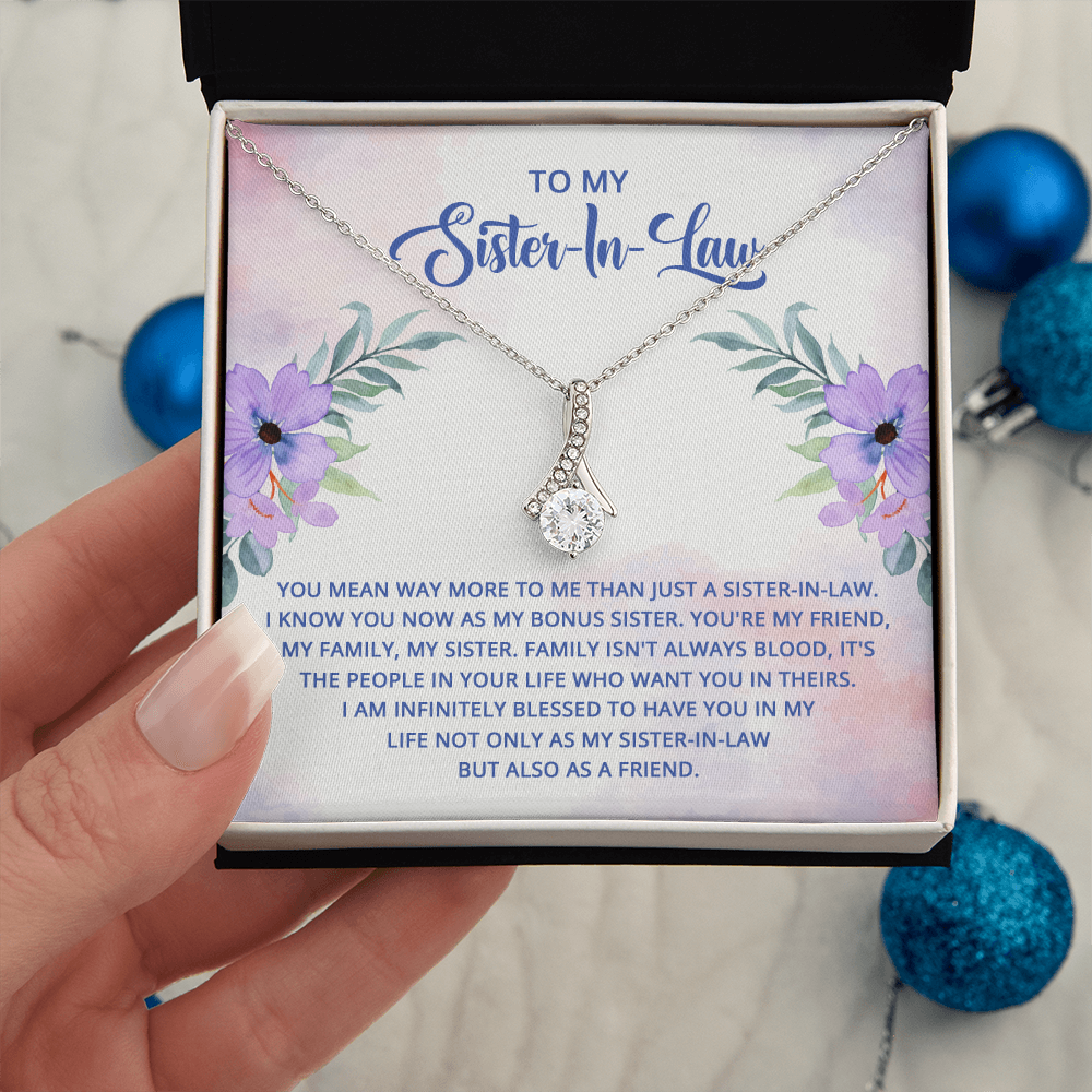 Alluring Beauty Necklace: To My Sister -In-Law