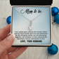 Alluring Beauty Necklace:Mom to Be Love , Your Husband