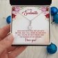 Alluring Beauty Necklace:To My Soulmate Each Day With You