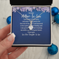 Alluring Beauty Necklace:To My Mother -In-Law