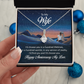 Alluring Beauty Necklace:To My Wife Happy Anniversary My Love