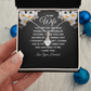 Alluring Beauty Necklace:To My Wife I Love Your Husband
