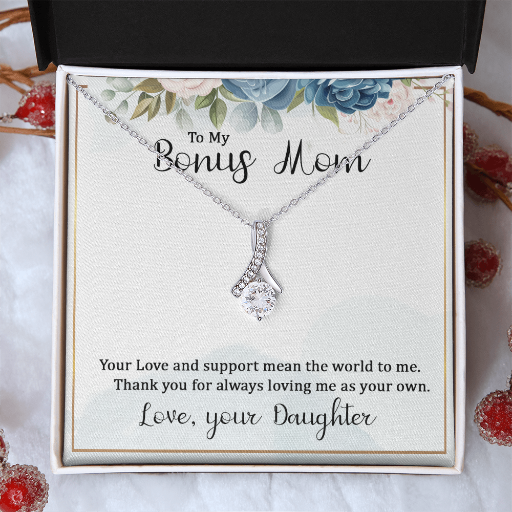 Alluring Beauty Necklace :To My Bonus Mom