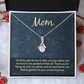 Alluring Beauty Necklace: Mom Unwavering Love