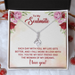 Alluring Beauty Necklace:To My Soulmate Each Day With You