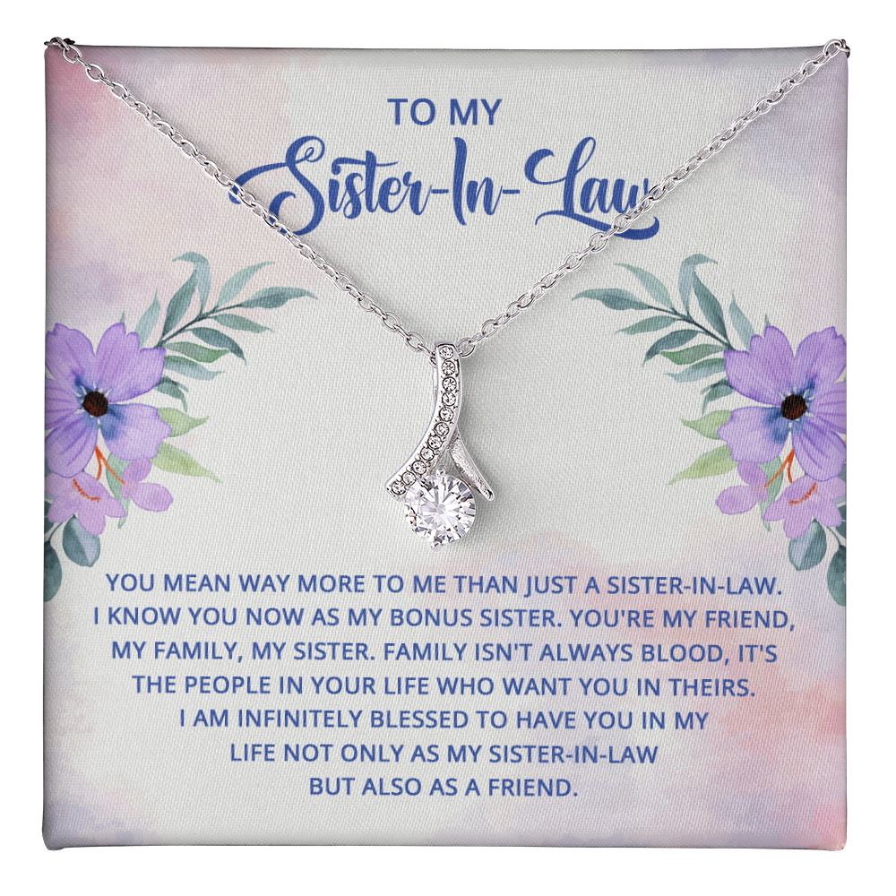 Alluring Beauty Necklace: To My Sister -In-Law