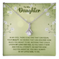 Alluring Beauty Necklace : To My Daughter My Little Girl