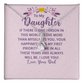 Alluring Beauty Necklace : To My Daughter There Is One