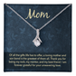 Alluring Beauty Necklace: Mom Unwavering Love
