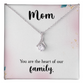 Alluring Beauty Necklace: Mom You Are The Heart