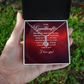 Alluring Beauty Necklace:To My Granddaughter I Love You