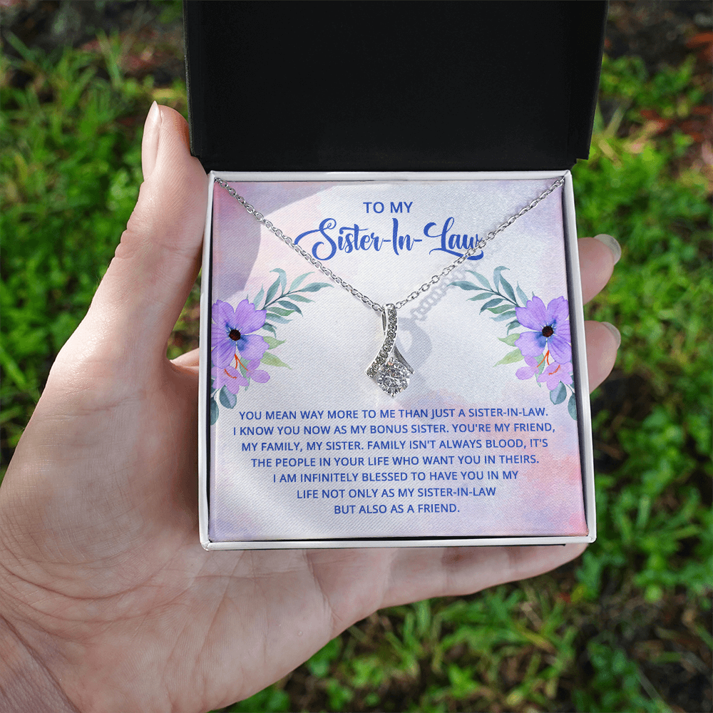 Alluring Beauty Necklace: To My Sister -In-Law