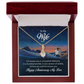Alluring Beauty Necklace:To My Wife Happy Anniversary My Love