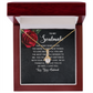 Alluring Beauty Necklace: To My Soulmate Love Your Husband